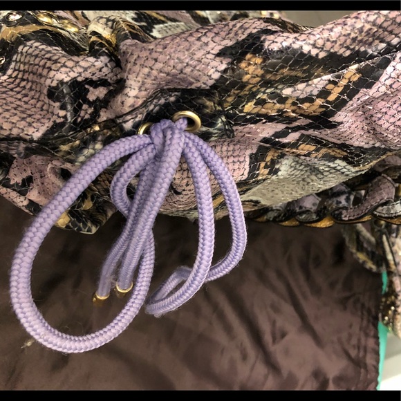 RARE 2005 Python Coach Leather Studded Tote - Picture 6 of 6